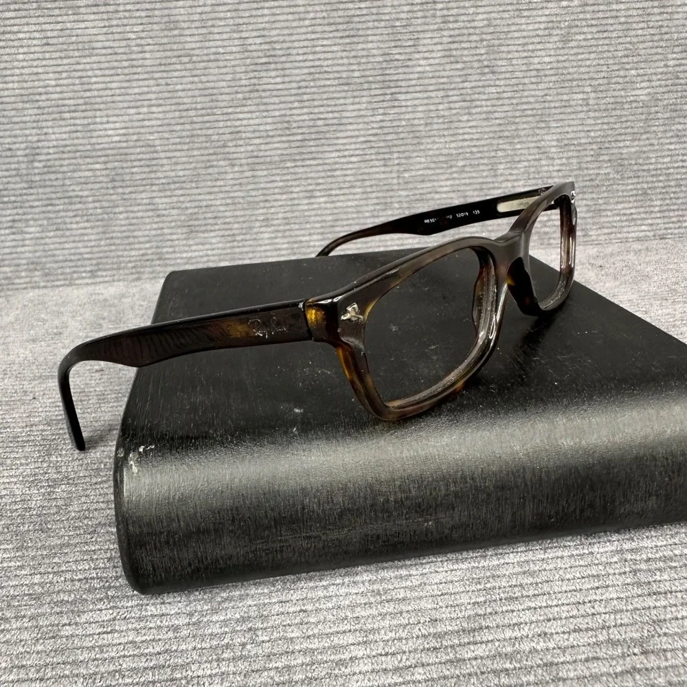 Ray-Ban RB5017 Eyeglass Frames Tortoise‎ Rectangular Italy 52-19-135 Y2K